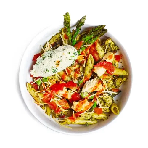 Chicken Pesto Penne with Ricotta